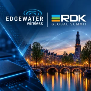 Edgewater Wireless attending the RDK Global Summit 2026 in Amsterdam, Netherlands, advancing next-generation Wi-Fi technology.
